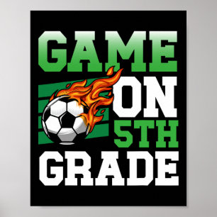 Grappig spel op voetbal voor groep 7 sport terug n poster