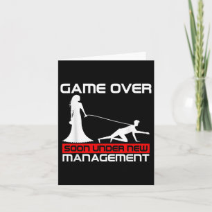 Grappig Spel Over Bruid Gift Bachelorette Wedding Kaart