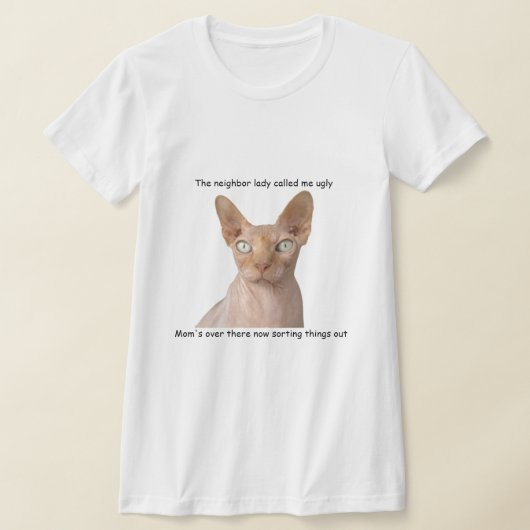 Grappig Sphynx T-shirt (Laagn)