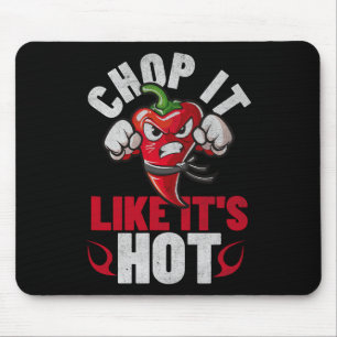 Grappig Spicy Chili Karate Ontwerp Chili Pepper Hu Muismat
