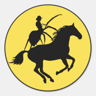 Grappig SPIDO PONA-zelfstandig naamwoord gebruikt  Ronde Sticker