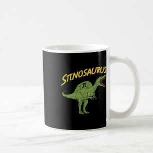 Grappig Spinosaurus Pi-dag T-shirt Wiskunde Dinosa Koffiemok