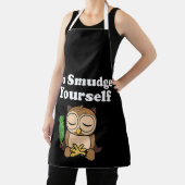 Grappig Spiritueel Ga Vlekken Jezelf Uil Mediteren Schort (Insitu)