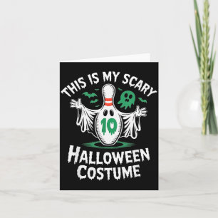 Grappig spook bowling competitie team Halloween hu Kaart
