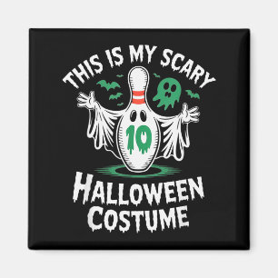 Grappig spook bowling competitie team Halloween hu Magneet