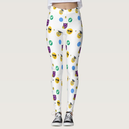 Grappig spook en gelukkige student leggings (Voorkant)
