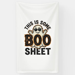 Grappig spook laken vintage Halloween T-shirt Desi Spandoek
