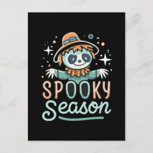 Grappig spook met petten, spookachtig seizoen briefkaart