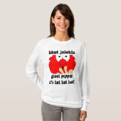 Grappig spookpaprika t-shirt (Voorkant volledig)