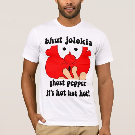 Grappig spookpaprika t-shirt (Voorkant)