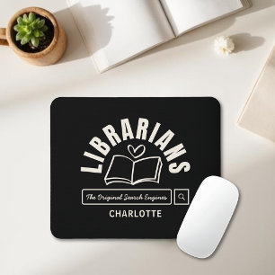 Grappig spreekwoord voor bibliothecaris, cadeau vo muismat