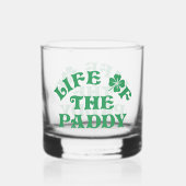 Grappig St Patricks Dagleven van de Paddy Group Whisky Glas (Achterkant)