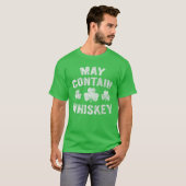 Grappig St. Patrick's Day geschenk kan whiskey bev T-shirt (Voorkant volledig)