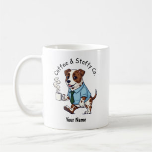 Grappig Staffordshire Bull Terrier Pak Coffee Koffiemok