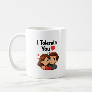 Grappig stel, Schattige liefde, Valentijnsdag Cade Koffiemok