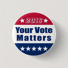 Grappig | Stemverklaringen | Verkiezing 2016 Ronde Button 3,2 Cm