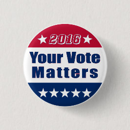 Grappig | Stemverklaringen | Verkiezing 2016 Ronde Button 3,2 Cm