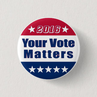 Grappig | Stemverklaringen | Verkiezing 2016 Ronde Button 3,2 Cm