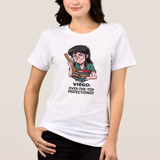 Grappig Sterrenbeeld Tri-Blend Shirt (Voorkant)