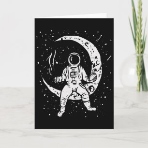 Grappig sterrenstelsel astronaut taco gezamenlijke kaart