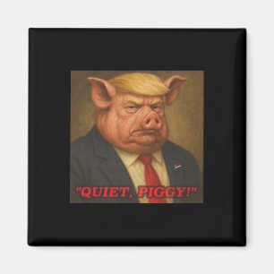 Grappig Stille Biggetje Anti Trump Varken Politiek Magneet