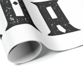 Grappig 'Straight Outta Jouw tekst' Cadeaupapier (Rol Hoek)