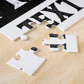 Grappig 'Straight Outta Jouw tekst' Legpuzzel (Zijkant)