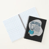 Grappig stripfiguur met muiscursor hoofd notitieboek (Binnen)