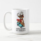 Grappig  stripverhaal Pop kunststijl Koffiemok (Links)