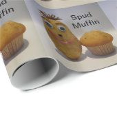 Grappig Stud/Spud Muffin Inpakpapier (Rol Hoek)
