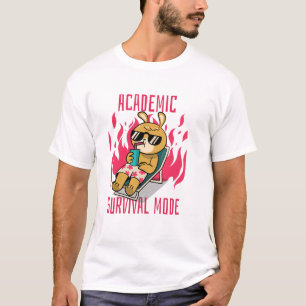 Grappig Studenten T-shirt Academische Overlevingsm