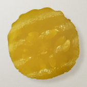 Grappig stukje augurk rond kussen (Achterkant)