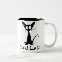 Grappig Succes Zwarte Kat