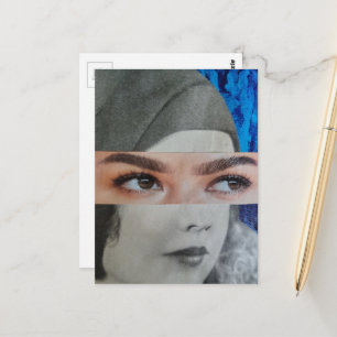 Grappig Surrealistisch Collage Briefkaart