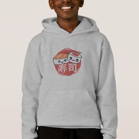 Grappig Sushi Cartoon Ontwerp (Voorkant)