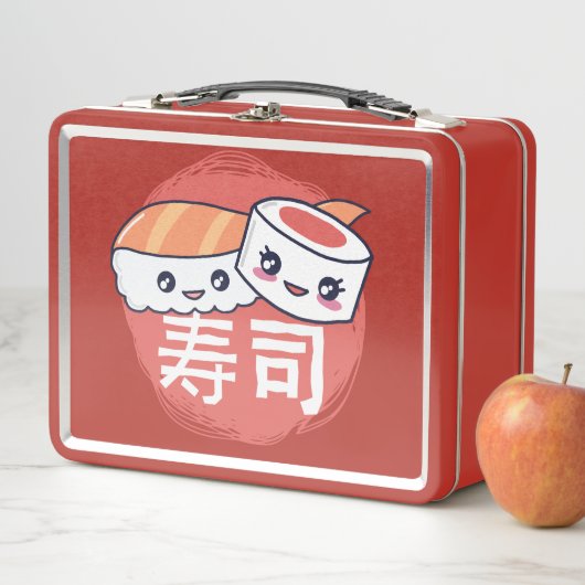 Grappig Sushi Cartoon Ontwerp (In situ)