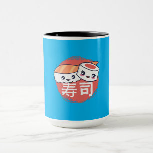 Grappig Sushi Cartoon Ontwerp Mok