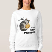 Grappig sweatshirt | Gepersonaliseerd (Voorkant)