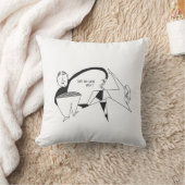 Grappig sweatshirt kat lifestyle fun kussen (Deken)