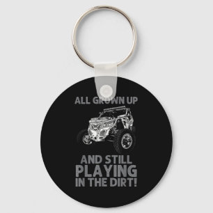 Grappig Sxs-ontwerp voor mannen Vrouwen Offroading Sleutelhanger