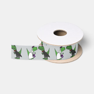 Grappig T-rex dinosaurus trouwlint Lint