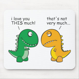 grappig-T-Rex-weesje-cartoon Muismat