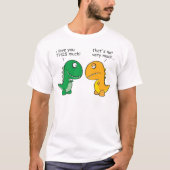 grappig-T-Rex-weesje-cartoon T-shirt (Voorkant)