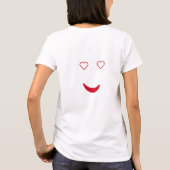 Grappig T-shirt Love Loading Hearts - (Achterkant)