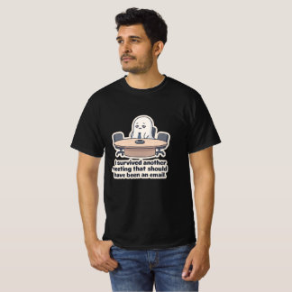 Grappig T-Shirt met bedrijfsgeest voor grappige ve