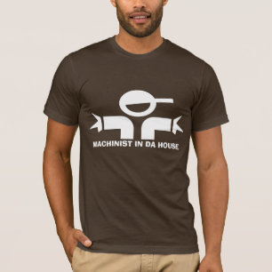 Grappig T-shirt met citaat voor machinebankwerker