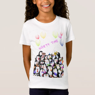 Grappig T-shirt met Happy Penguins Party