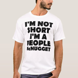 Grappig T-Shirt met Korte Mensen Notitie