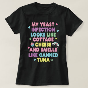 Grappig T-shirt met Schimmelinfectie Humor voor Vo