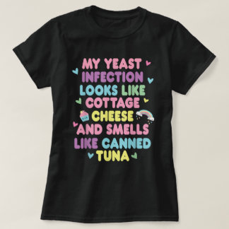Grappig T-shirt met Schimmelinfectie Humor voor Vo